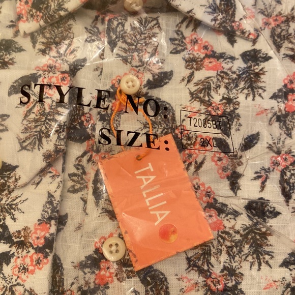 Mens Tallia 100%cotton shirt - Picture 3 of 4